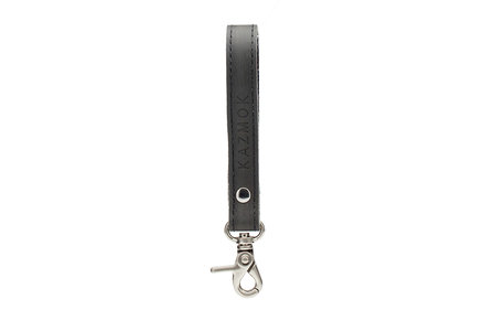 Keychain with wrist strap black