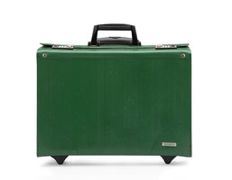 hand luggage travel trolley green The Ambassador